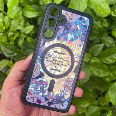 TPU+PC чохол Secret Flower для Samsung Galaxy A25 5G Black TPU+PC чохол Secret Flower для Samsung Galaxy A25 5G Black