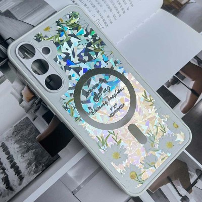 TPU+PC чохол Secret Flower для Samsung Galaxy A25 5G White TPU+PC чохол Secret Flower для Samsung Galaxy A25 5G White