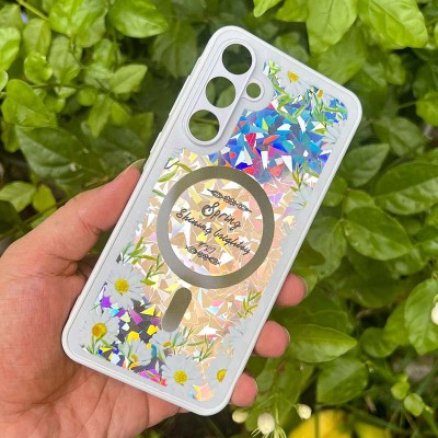 TPU+PC чохол Secret Flower для Samsung Galaxy A25 5G White TPU+PC чохол Secret Flower для Samsung Galaxy A25 5G White