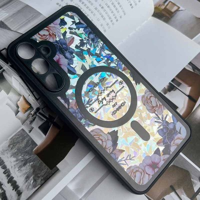 TPU+PC чохол Secret Flower для Samsung Galaxy A55 Black TPU+PC чохол Secret Flower для Samsung Galaxy A55 Black