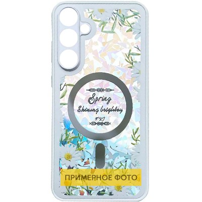 TPU+PC чохол Secret Flower для Samsung Galaxy S24 Ultra White TPU+PC чохол Secret Flower для Samsung Galaxy S24 Ultra White