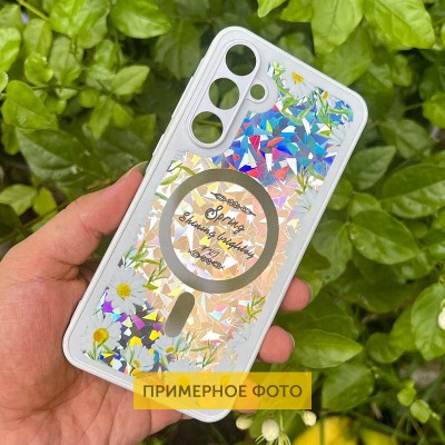 TPU+PC чохол Secret Flower для Samsung Galaxy S24 Ultra White TPU+PC чохол Secret Flower для Samsung Galaxy S24 Ultra White