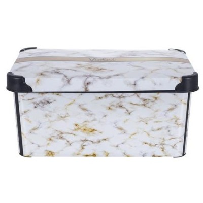 Корзина VIOLET HOUSE 0648 DECOR Marble White з/кр. 20 л (0648 DECOR Marble White с/кр. 20 л) Корзина VIOLET HOUSE 0648 DECOR Marble White з/кр. 20 л (0648 DECOR Marble White с/кр. 20 л)