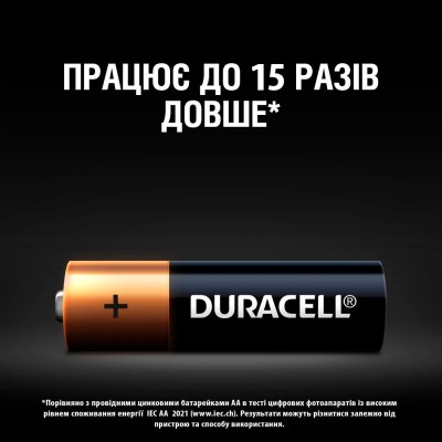 Батарейка DURACELL LR06 MN1500 1х12 шт. Батарейка DURACELL LR06 MN1500 1х12 шт.