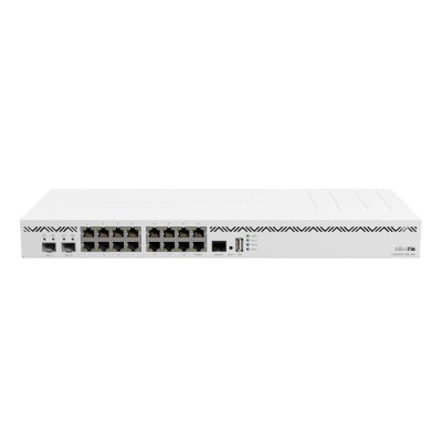 Мережевий комутатор Ethernet з функцією маршрутизації CCR2004-16G-2S+ MIKROTIK Мережевий комутатор Ethernet з функцією маршрутизації CCR2004-16G-2S+ MIKROTIK