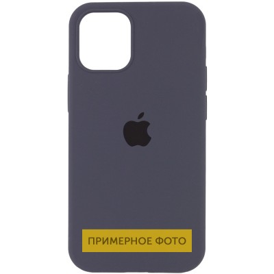 Чохол Silicone Case Full Protective (AA) для Apple iPhone 16 Pro Max (6.9") Сірий / Dark Gray Чохол Silicone Case Full Protective (AA) для Apple iPhone 16 Pro Max (6.9") Сірий / Dark Gray