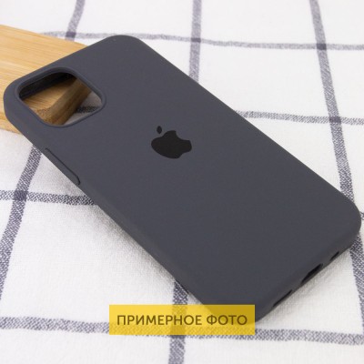Чохол Silicone Case Full Protective (AA) для Apple iPhone 16 Pro Max (6.9") Сірий / Dark Gray Чохол Silicone Case Full Protective (AA) для Apple iPhone 16 Pro Max (6.9") Сірий / Dark Gray