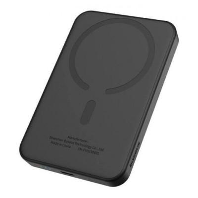 Зовнішній MagSafe Акумулятор Baseus 5000mAh 20W Mini (P10022107113-00) Black Зовнішній MagSafe Акумулятор Baseus 5000mAh 20W Mini (P10022107113-00) Black