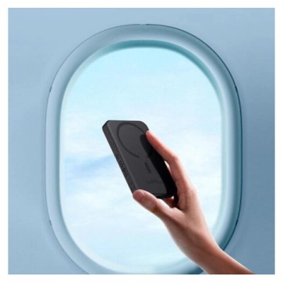 Зовнішній MagSafe Акумулятор Baseus 5000mAh 20W Mini (P10022107113-00) Black Зовнішній MagSafe Акумулятор Baseus 5000mAh 20W Mini (P10022107113-00) Black