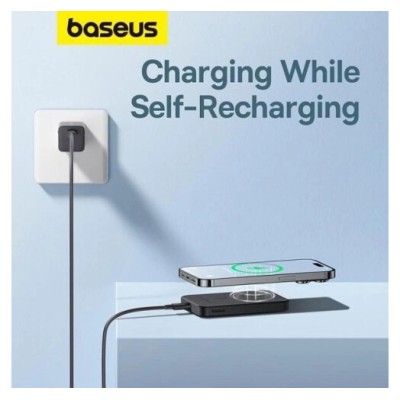 Зовнішній MagSafe Акумулятор Baseus 5000mAh 20W Mini (P10022107113-00) Black Зовнішній MagSafe Акумулятор Baseus 5000mAh 20W Mini (P10022107113-00) Black