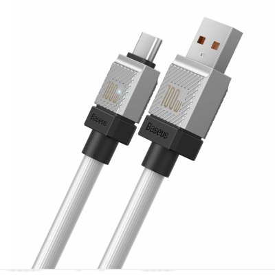 Кабель Baseus CoolPlay Series Type-C 100W (2m) CAKW000702 White Кабель Baseus CoolPlay Series Type-C 100W (2m) CAKW000702 White