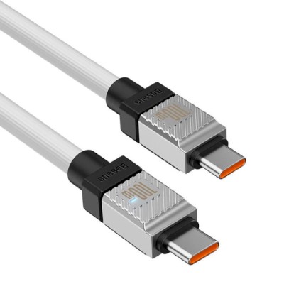 Кабель Baseus CoolPlay Series Type-C To Type-C 100W (2m) CAKW000302 White