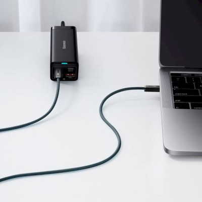 Кабель Baseus Dynamic Series Fast Charging Data Cable Type-C To Type-C 100W 2m Slate Gray (CALD000316) Кабель Baseus Dynamic Series Fast Charging Data Cable Type-C To Type-C 100W 2m Slate Gray (CALD000316)