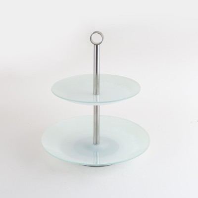 Блюдо VIVA SILVER BASE /2-ярус./ 25,20 см в уп. (S3020SS/M2-Silver) Блюдо VIVA SILVER BASE /2-ярус./ 25,20 см в уп. (S3020SS/M2-Silver)