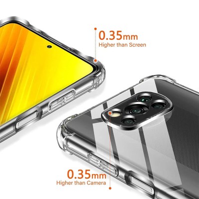 TPU чохол GETMAN Ease logo посилені кути Full Camera для Xiaomi Poco X3 NFC / Poco X3 Pro Безбарвний (прозорий) TPU чохол GETMAN Ease logo посилені кути Full Camera для Xiaomi Poco X3 NFC / Poco X3 Pro Безбарвний (прозорий)