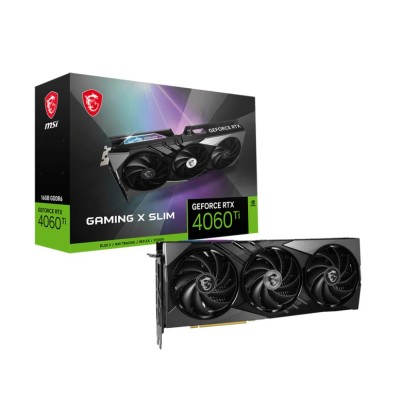 Відеокарта PCIE8 RTX4060TI 16GB GDDR6 RTX 4060 TI GAM X SLIM 16G MSI
