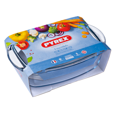 Каструля с/к PYREX ESSENTIALS склянна прямокут. 3л +1.5л упак (465A000/7644) Каструля с/к PYREX ESSENTIALS склянна прямокут. 3л +1.5л упак (465A000/7644)