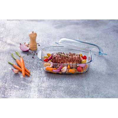 Каструля с/к PYREX ESSENTIALS склянна прямокут. 3л +1.5л упак (465A000/7644) Каструля с/к PYREX ESSENTIALS склянна прямокут. 3л +1.5л упак (465A000/7644)