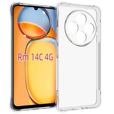 TPU чохол GETMAN Ease logo посилені кути Full Camera для Xiaomi Redmi 14C / Poco C75 Безбарвний (прозорий) TPU чохол GETMAN Ease logo посилені кути Full Camera для Xiaomi Redmi 14C / Poco C75 Безбарвний (прозорий)