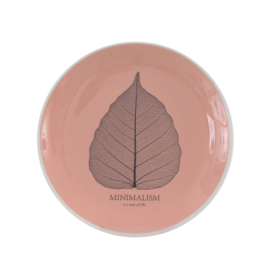 Тарілка Limited Edition MINIMALISM 17.5 см /десерт/ коралова (HTK-008) Тарілка Limited Edition MINIMALISM 17.5 см /десерт/ коралова (HTK-008)
