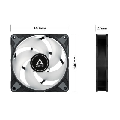 Корпусний вентилятор 140MM ARGB 3PCS ACFAN00257A ARCTIC Корпусний вентилятор 140MM ARGB 3PCS ACFAN00257A ARCTIC