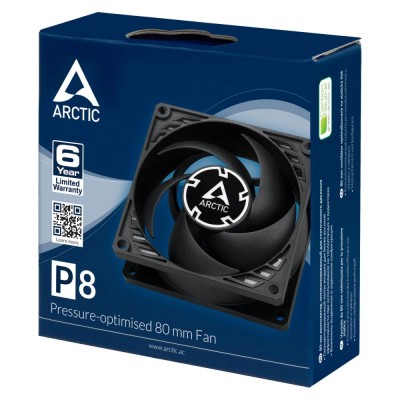 Корпусний вентилятор 80MM P8 BLACK ACFAN00147A ARCTIC