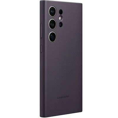 Шкіряний чохол Leather Case (AAA) для Samsung Galaxy S24 Ultra Purple Шкіряний чохол Leather Case (AAA) для Samsung Galaxy S24 Ultra Purple