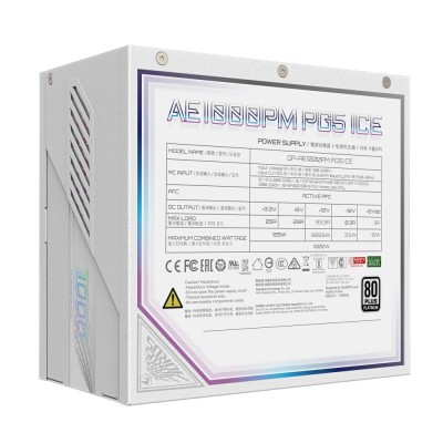 Блок живлення ATX3.0 1000W GP-AE1000PM PG5 ICE GIGABYTE