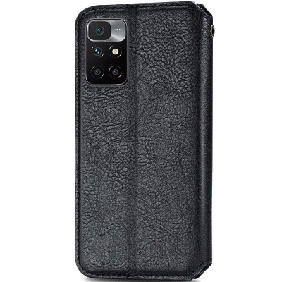 Шкіряний чохол книжка GETMAN Cubic (PU) для Xiaomi Redmi 10 Чорний Шкіряний чохол книжка GETMAN Cubic (PU) для Xiaomi Redmi 10 Чорний