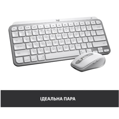 Клавіатура LOGITECH MX Keys Mini For Mac Wireless Illuminated Pale Grey