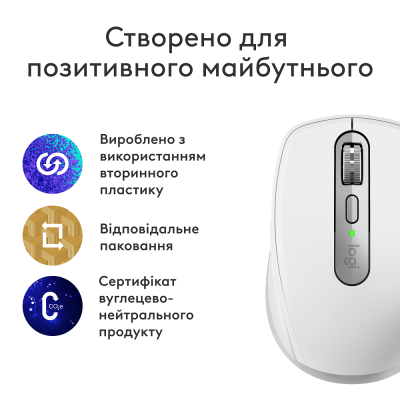 Миша LOGITECH MX Anywhere 3S for Mac, Pale Grey (910-006946) Миша LOGITECH MX Anywhere 3S for Mac, Pale Grey (910-006946)
