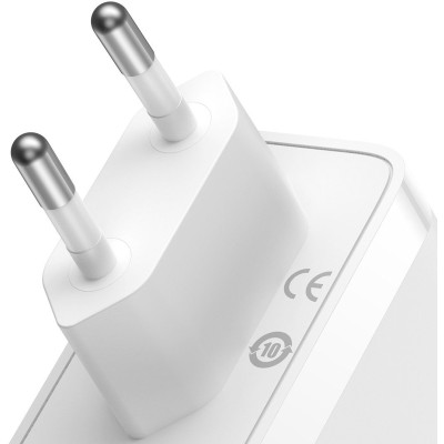 Зарядний Пристрій Baseus GaN5 Pro 140W 2 x Type-C + USB + Кабель Type-C - Type-C (CCGP100202) white