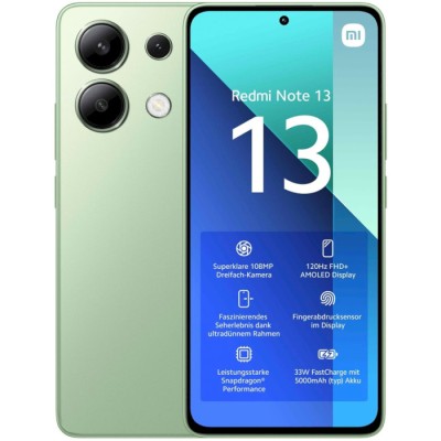 Смартфон Xiaomi Redmi Note 13 8/512GB Mint Green Global Смартфон Xiaomi Redmi Note 13 8/512GB Mint Green Global