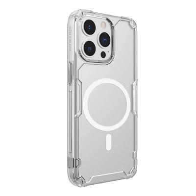 TPU чохол Nillkin Nature Pro Magnetic для Apple iPhone 15 Pro Max (6.7") Безбарвний (прозорий) TPU чохол Nillkin Nature Pro Magnetic для Apple iPhone 15 Pro Max (6.7") Безбарвний (прозорий)