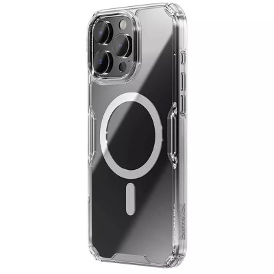TPU чохол Nillkin Nature Pro Magnetic для Apple iPhone 16 Pro (6.3") Безбарвний (прозорий) TPU чохол Nillkin Nature Pro Magnetic для Apple iPhone 16 Pro (6.3") Безбарвний (прозорий)