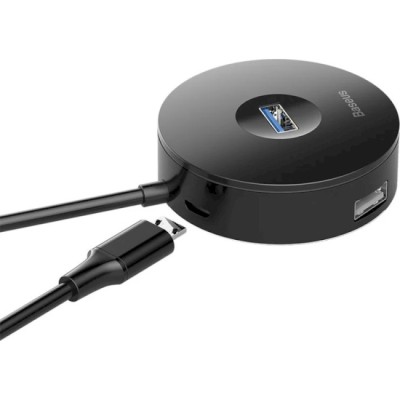 USB-Hub Baseus round Box HUB Adapter(USB3.0 To USB3.0*1+USB2.0*3)1m CAHUB-U01 Black USB-Hub Baseus round Box HUB Adapter(USB3.0 To USB3.0*1+USB2.0*3)1m CAHUB-U01 Black