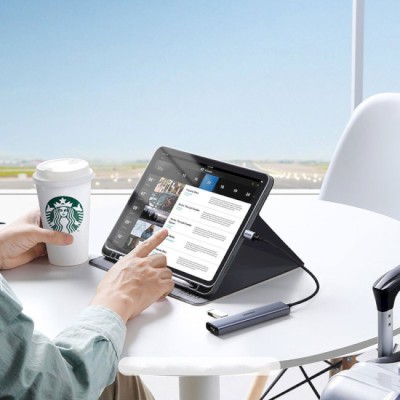 USB-хаб UGREEN CM473 4-in-1 USB Type-C To 4xUSB 3.0 HUB Space Gray (20841) USB-хаб UGREEN CM473 4-in-1 USB Type-C To 4xUSB 3.0 HUB Space Gray (20841)