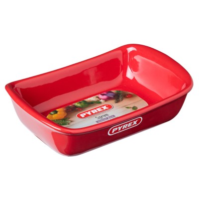 Форма с/к PYREX Supreme red форма керам прямокут.26х18см (SU26RR5/7646) Форма с/к PYREX Supreme red форма керам прямокут.26х18см (SU26RR5/7646)