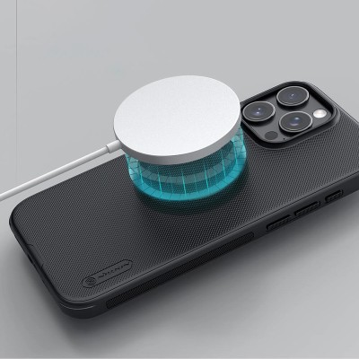 Чохол Nillkin Matte Magnetic Pro для Apple iPhone 16 Pro Max (6.9") Чорний / Black Чохол Nillkin Matte Magnetic Pro для Apple iPhone 16 Pro Max (6.9") Чорний / Black