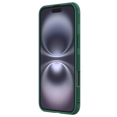 Чохол Nillkin Matte Pro для Apple iPhone 16 (6.1") Зелений / Deep Green Чохол Nillkin Matte Pro для Apple iPhone 16 (6.1") Зелений / Deep Green