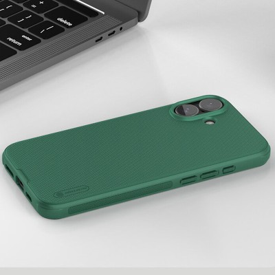 Чохол Nillkin Matte Pro для Apple iPhone 16 (6.1") Зелений / Deep Green Чохол Nillkin Matte Pro для Apple iPhone 16 (6.1") Зелений / Deep Green
