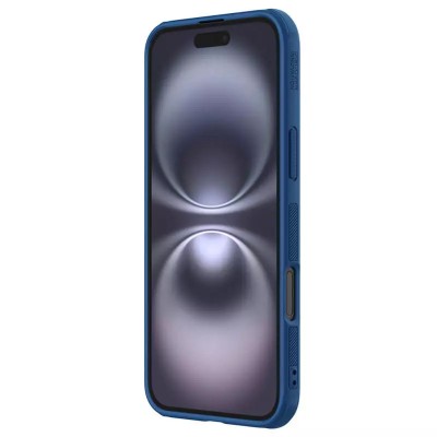 Чохол Nillkin Matte Pro для Apple iPhone 16 (6.1") Синій / Blue Чохол Nillkin Matte Pro для Apple iPhone 16 (6.1") Синій / Blue