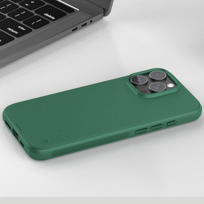 Чохол Nillkin Matte Pro для Apple iPhone 16 Pro (6.3") Зелений / Deep Green Чохол Nillkin Matte Pro для Apple iPhone 16 Pro (6.3") Зелений / Deep Green
