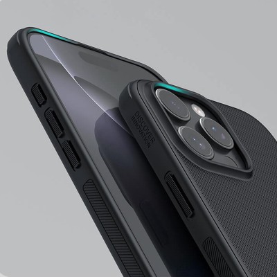 Чохол Nillkin Matte Pro для Apple iPhone 16 Pro (6.3") Чорний / Black Чохол Nillkin Matte Pro для Apple iPhone 16 Pro (6.3") Чорний / Black