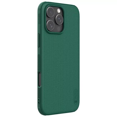 Чохол Nillkin Matte Pro для Apple iPhone 16 Pro Max (6.9") Зелений / Deep Green Чохол Nillkin Matte Pro для Apple iPhone 16 Pro Max (6.9") Зелений / Deep Green