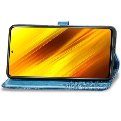 Шкіряний чохол (книжка) Art Case з візитницею для TECNO POP 3 Синій Шкіряний чохол (книжка) Art Case з візитницею для TECNO POP 3 Синій