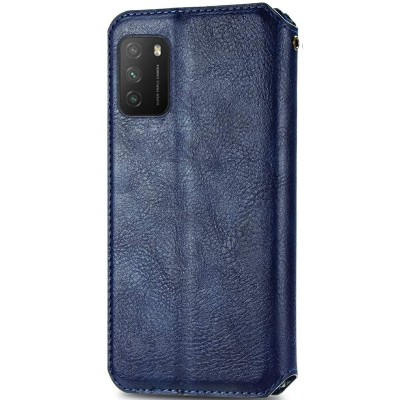 Шкіряний чохол книжка GETMAN Cubic (PU) для Xiaomi Poco M3 Синій Шкіряний чохол книжка GETMAN Cubic (PU) для Xiaomi Poco M3 Синій