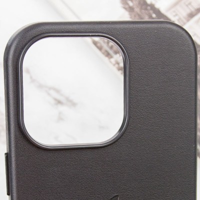 Шкіряний чохол Leather Case (AAA) with MagSafe and Animation для Apple iPhone 14 Pro (6.1") Midnight Шкіряний чохол Leather Case (AAA) with MagSafe and Animation для Apple iPhone 14 Pro (6.1") Midnight