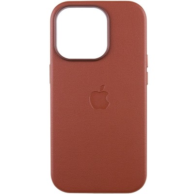 Шкіряний чохол Leather Case (AAA) with MagSafe and Animation для Apple iPhone 14 Pro Max (6.7") Umber Шкіряний чохол Leather Case (AAA) with MagSafe and Animation для Apple iPhone 14 Pro Max (6.7") Umber