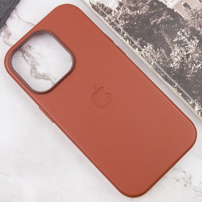 Шкіряний чохол Leather Case (AAA) with MagSafe and Animation для Apple iPhone 14 Pro Max (6.7") Umber Шкіряний чохол Leather Case (AAA) with MagSafe and Animation для Apple iPhone 14 Pro Max (6.7") Umber